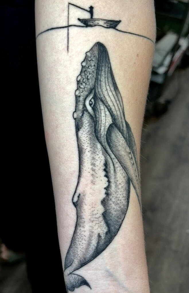 Fine line healed